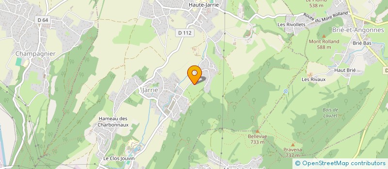 localisation de l'entreprise MADAME STEPHANIE COQUET  CHAMP-SUR-DRAC