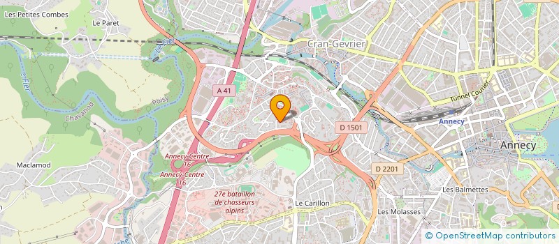 localisation de l'entreprise MADAME STEPHANIE COQUET à ANNECY