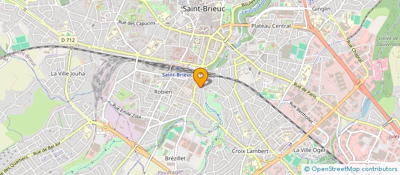 localisation de l'entreprise MADAME STEPHANIE CORBIC à SAINT-BRIEUC