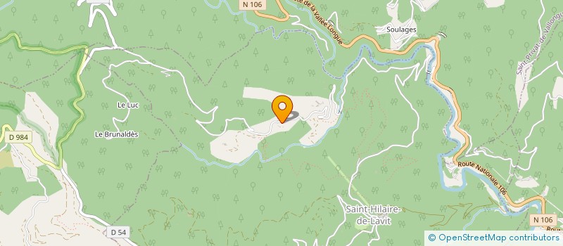 localisation de l'entreprise MADAME STEPHANIE CORBIER  SAINT-HILAIRE-DE-LAVIT