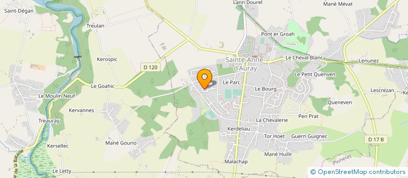 localisation de l'entreprise MADAME STEPHANIE CORDIER à SAINTE-ANNE-D'AURAY
