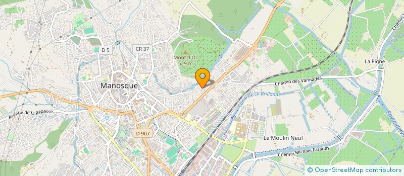 localisation de l'entreprise MADAME STEPHANIE CORNILLARD à MANOSQUE