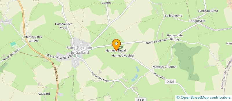 localisation de l'entreprise MADAME STEPHANIE COSNEFROY à SAINT-GERMAIN-LE-GAILLARD