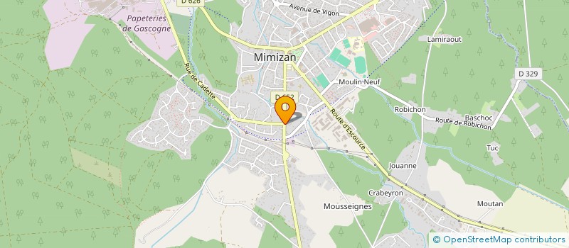 localisation de l'entreprise MADAME STEPHANIE COSTAOUEC  MIMIZAN