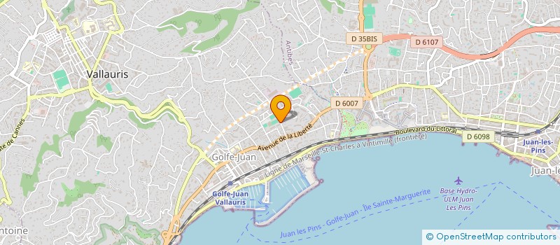 localisation de l'entreprise MADAME STEPHANIE COSTE  VALLAURIS