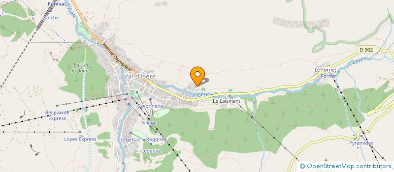 localisation de l'entreprise MADAME STEPHANIE COSTERG  VAL-D ISERE