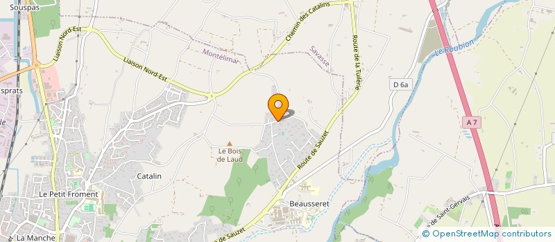 localisation de l'entreprise MADAME STEPHANIE COTTE  MONTELIMAR