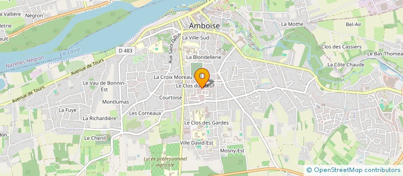 localisation de l'entreprise MADAME STEPHANIE COUEDEL  AMBOISE