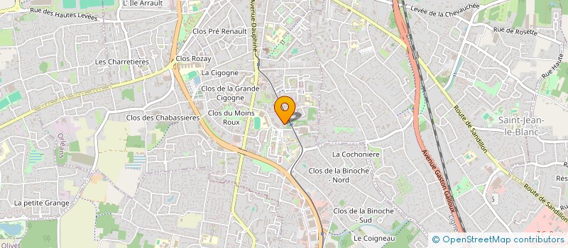 localisation de l'entreprise MADAME STEPHANIE COULLON à ORLEANS