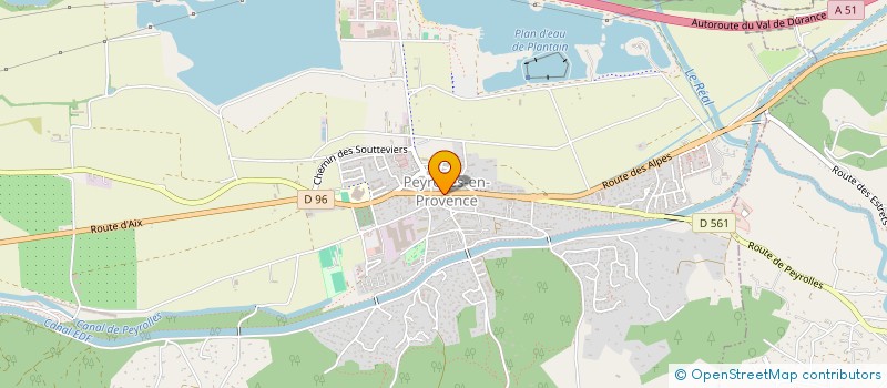 localisation de l'entreprise MADAME STEPHANIE COULON  PEYROLLES-EN-PROVENCE