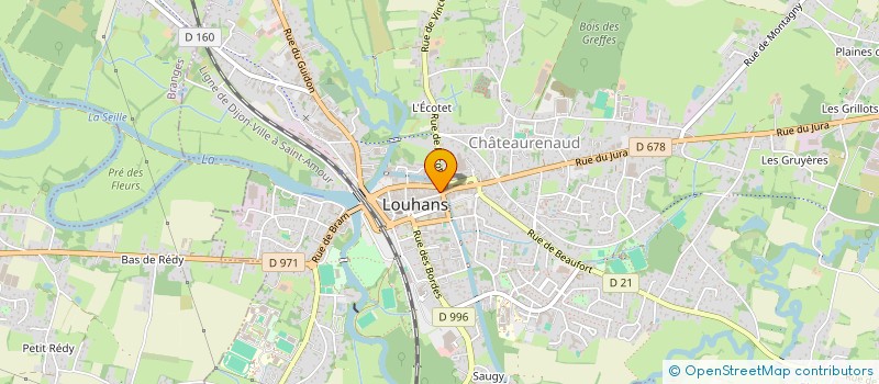 localisation de l'entreprise MADAME STEPHANIE COULON à LOUHANS