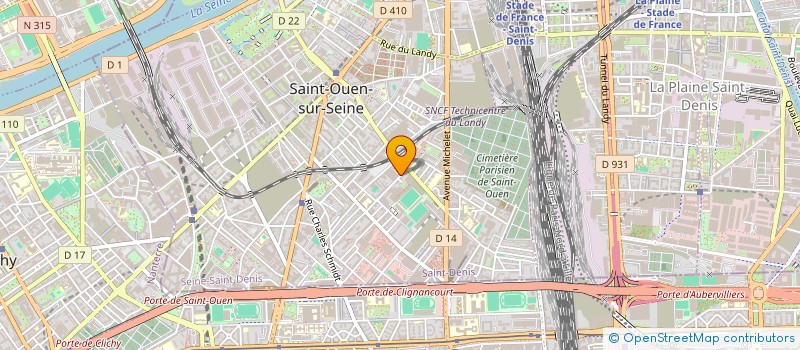 localisation de l'entreprise MADAME STEPHANIE COURQUIN à SAINT-OUEN-SUR-SEINE