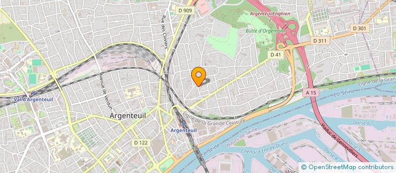 localisation de l'entreprise MADAME STEPHANIE COUTANT  ARGENTEUIL