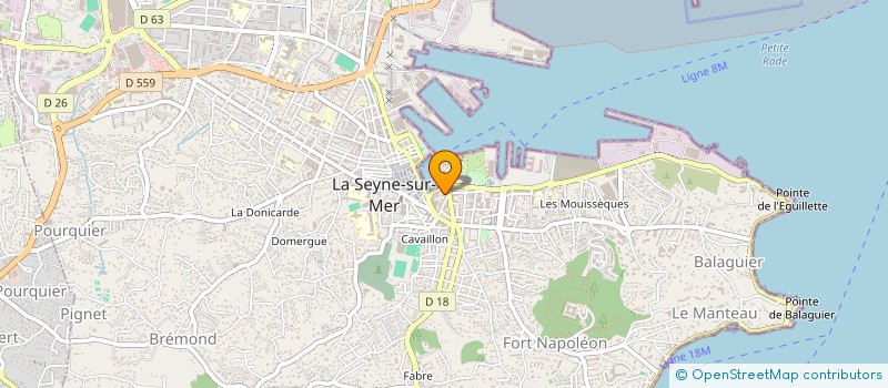 localisation de l'entreprise MADAME STEPHANIE COUTURIER à LA SEYNE-SUR-MER