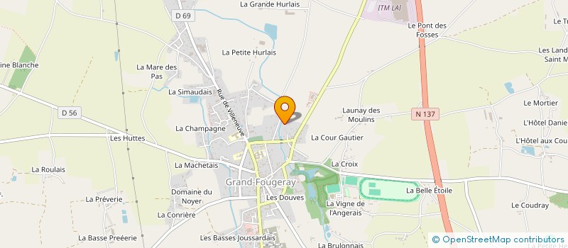 localisation de l'entreprise MADAME STEPHANIE CRENN  GRAND-FOUGERAY