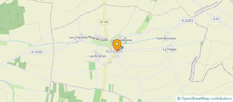 localisation de l'entreprise MADAME STEPHANIE CRETOIS  BAZAUGES