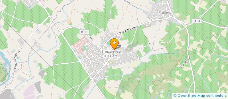 localisation de l'entreprise MADAME STEPHANIE CRETTE  MURVIEL-LES-BEZIERS