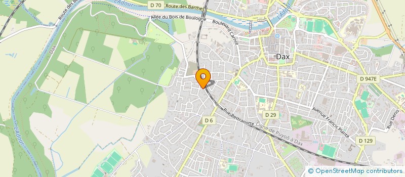 localisation de l'entreprise MADAME STEPHANIE CREUZE  DAX