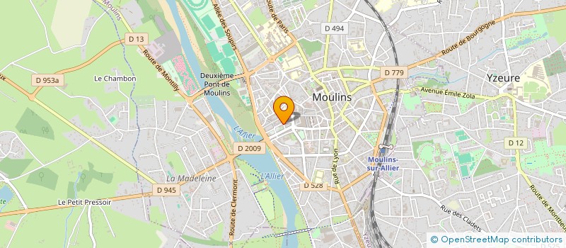 localisation de l'entreprise MADAME STEPHANIE CREUZET à MOULINS