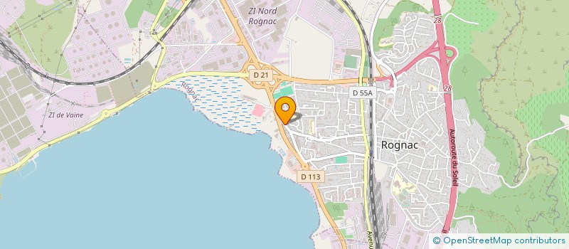 localisation de l'entreprise MADAME STEPHANIE CREZE  ROGNAC