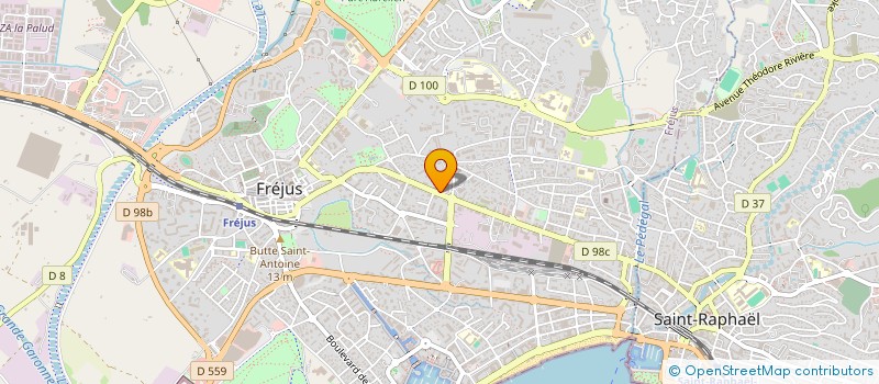 localisation de l'entreprise MADAME STEPHANIE CREZZINI à FREJUS