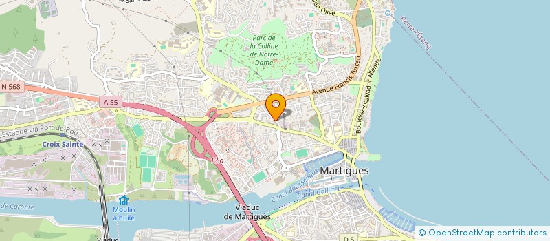 localisation de l'entreprise MADAME STEPHANIE CROUZET à MARTIGUES