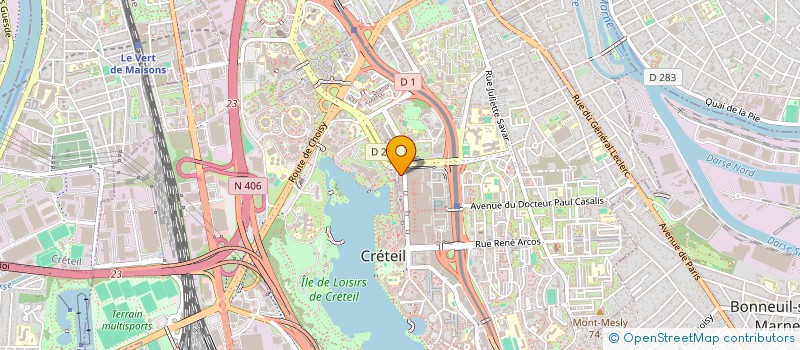 localisation de l'entreprise MADAME STEPHANIE CUBERO  CRETEIL