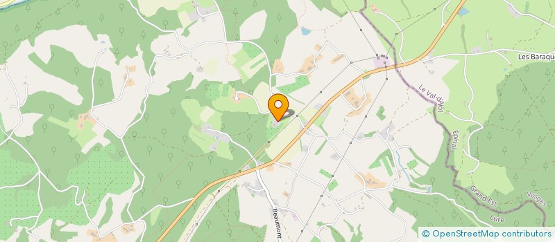 localisation de l'entreprise MADAME STEPHANIE CUENOT  FOUGEROLLES-SAINT-VALBERT