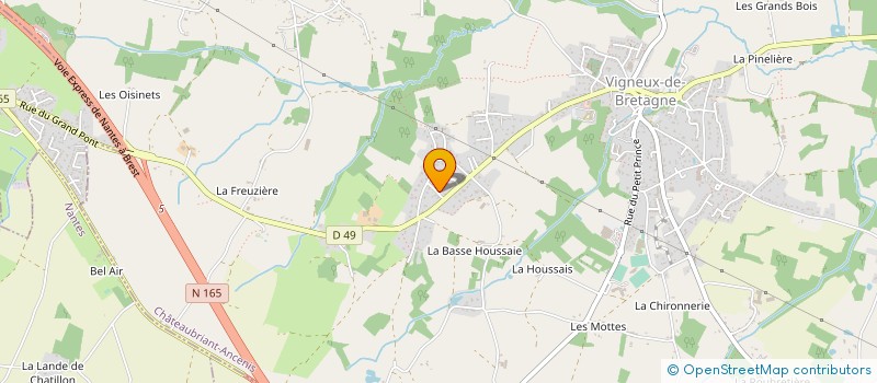 localisation de l'entreprise MADAME STEPHANIE CUNIN  VIGNEUX-DE-BRETAGNE