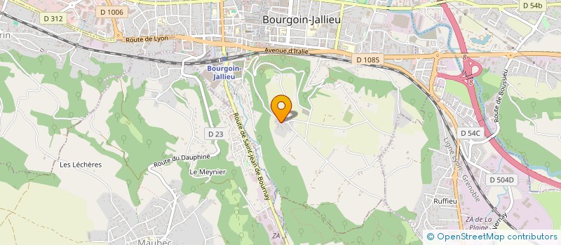 localisation de l'entreprise MADAME STEPHANIE CUTIVET  BOURGOIN-JALLIEU