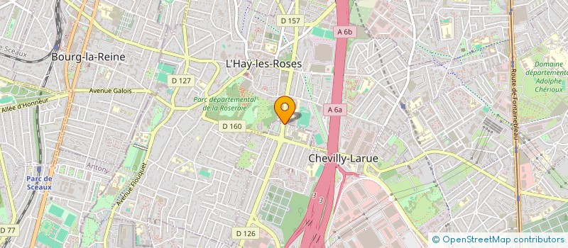 localisation de l'entreprise MADAME STEPHANIE DA SILVA  CHEVILLY-LARUE