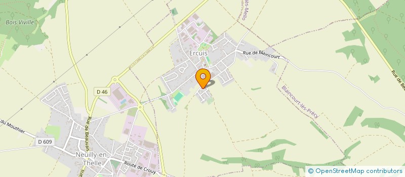 localisation de l'entreprise MADAME STEPHANIE DA SILVA  ERCUIS