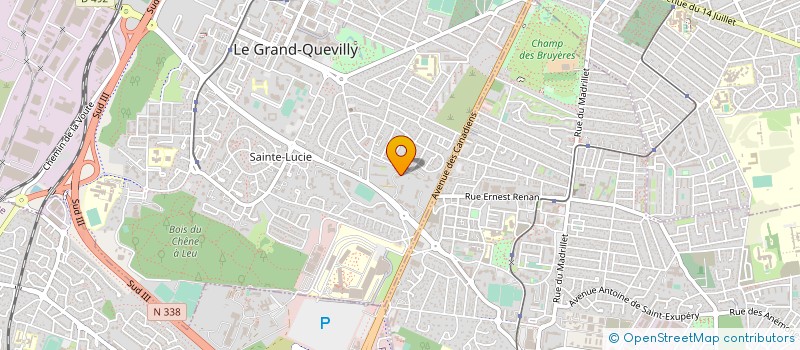 localisation de l'entreprise MADAME STEPHANIE DA SILVA MAIA  LE GRAND-QUEVILLY