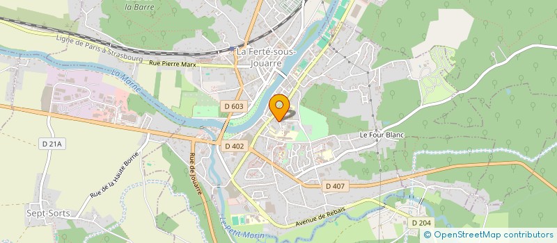 localisation de l'entreprise MADAME STEPHANIE DADEN  JOUARRE