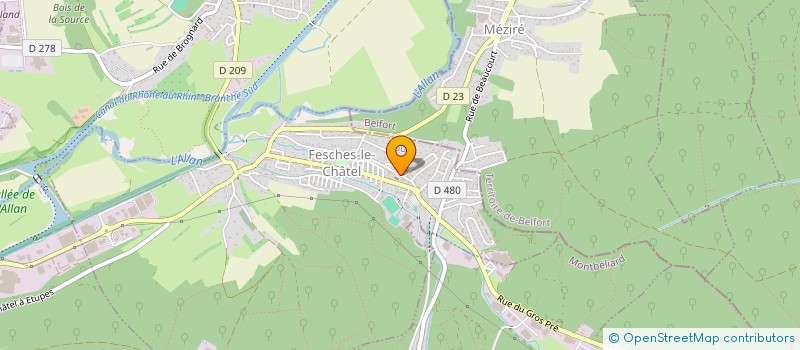 localisation de l'entreprise MADAME STEPHANIE DAGUET  FESCHES-LE-CHATEL