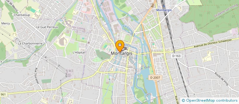 localisation de l'entreprise MADAME STEPHANIE DALBY à MONTARGIS