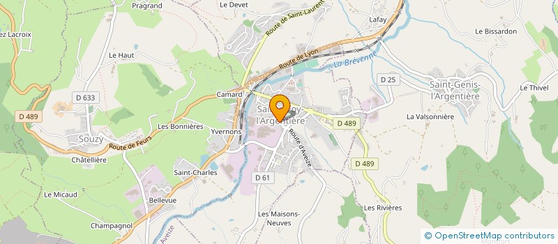 localisation de l'entreprise MADAME STEPHANIE DANDRE à SAINTE-FOY-L'ARGENTIERE