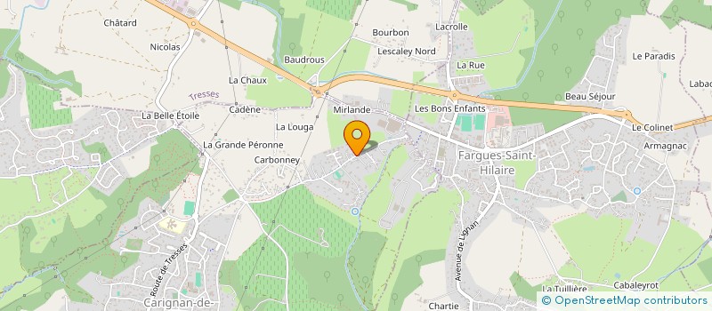 localisation de l'entreprise MADAME STEPHANIE DANIEL à CARIGNAN-DE-BORDEAUX