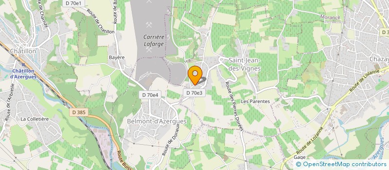 localisation de l'entreprise MADAME STEPHANIE DANIS  SAINT-JEAN-DES-VIGNES