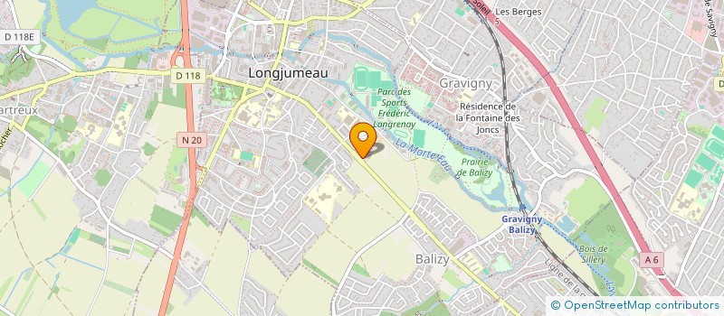 localisation de l'entreprise MADAME STEPHANIE DANJOU à LONGJUMEAU