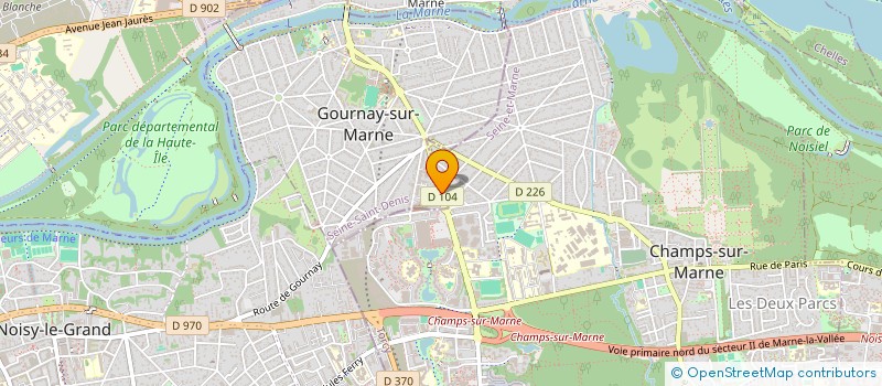 localisation de l'entreprise MADAME STEPHANIE DANTAS à GOURNAY-SUR-MARNE