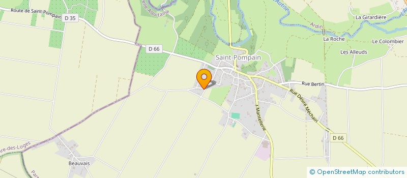 localisation de l'entreprise MADAME STEPHANIE DANY-BOGUI  SAINT-POMPAIN