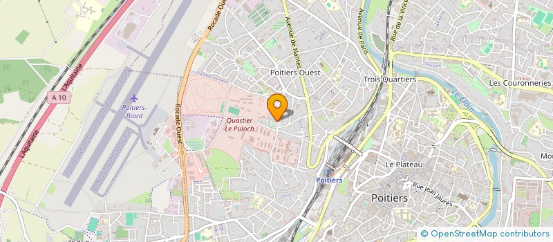 localisation de l'entreprise MADAME STEPHANIE DAREES à POITIERS