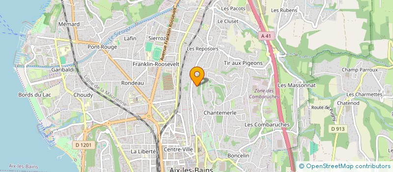 localisation de l'entreprise MADAME STEPHANIE DARME  AIX-LES-BAINS