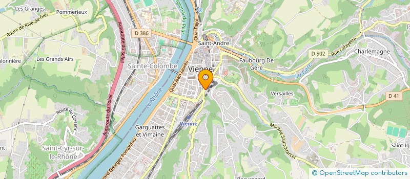 localisation de l'entreprise MADAME STEPHANIE DAUDRY à VIENNE