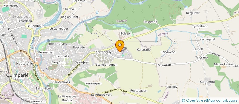 localisation de l'entreprise MADAME STEPHANIE DAUGEY  QUIMPERLE