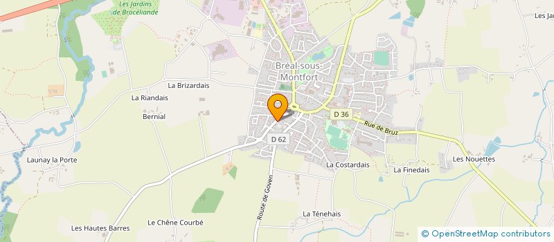 localisation de l'entreprise MADAME STEPHANIE DAUSSE  BREAL-SOUS-MONTFORT