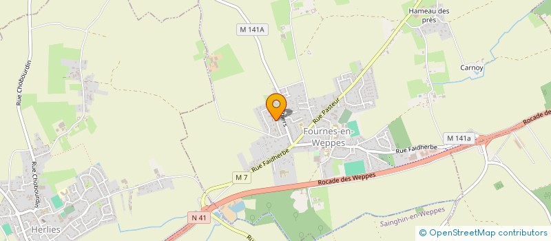 localisation de l'entreprise MADAME STEPHANIE DAUSSY à FOURNES-EN-WEPPES