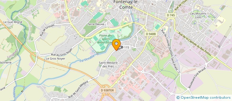 localisation de l'entreprise MADAME STEPHANIE DAUTREIX  FONTENAY-LE-COMTE