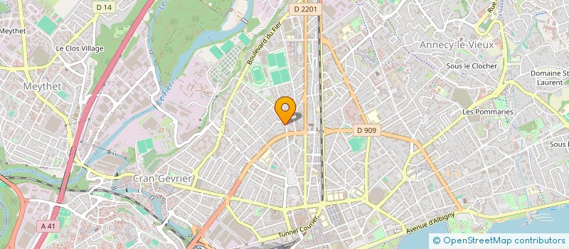 localisation de l'entreprise MADAME STEPHANIE DAUVERGNE à ANNECY